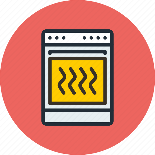 Cooker, kitchen, oven, plate, stove icon - Download on Iconfinder