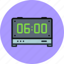 alarm, clock, digital, time