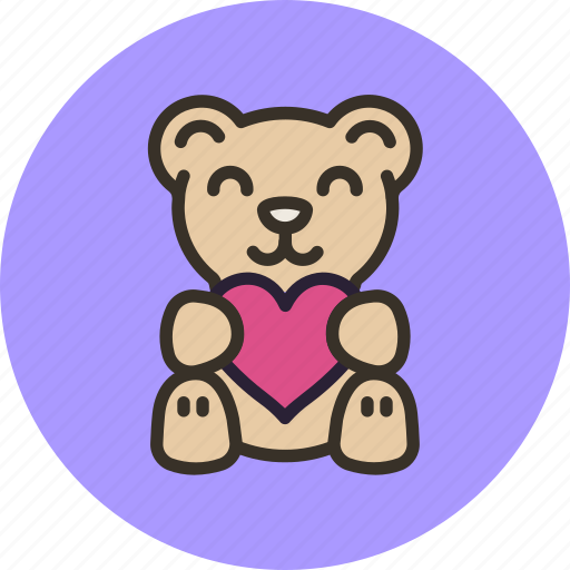 Baby, bear, heart, love, present, teddy, toy icon - Download on Iconfinder