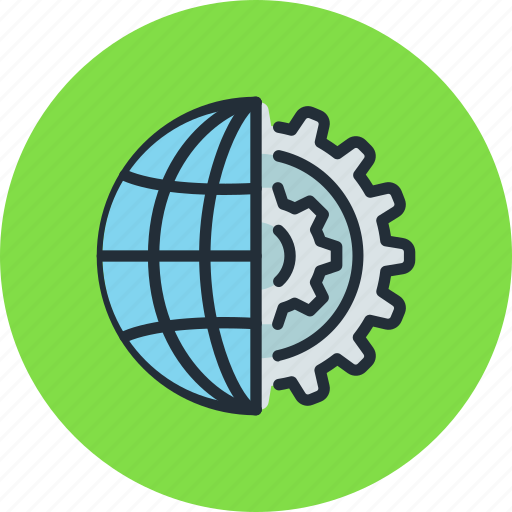Global, internet, network, process, settings, web, work icon - Download on Iconfinder