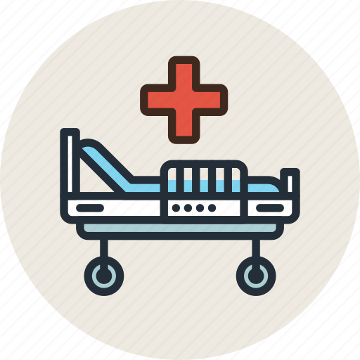 Bed, hospital, medicine, treatment icon - Download on Iconfinder