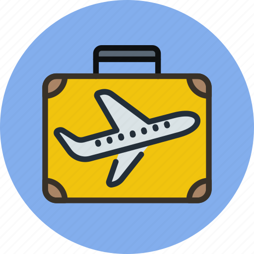 Business, flight, luggage, suitcase, travel, trip icon - Download on Iconfinder