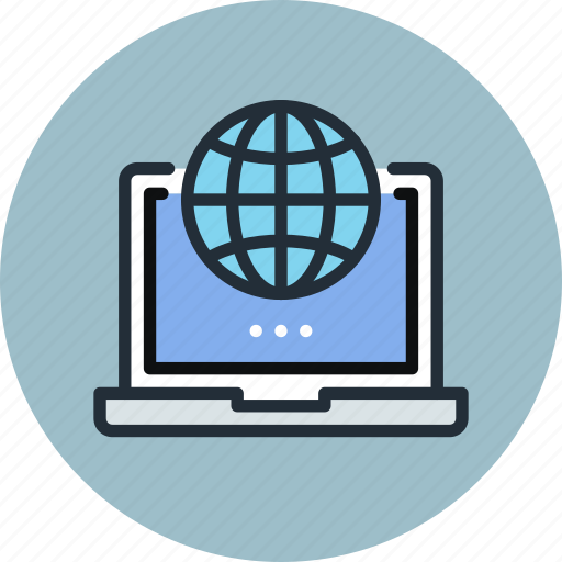 Digital, global, laptop, network, online, web, work icon - Download on Iconfinder