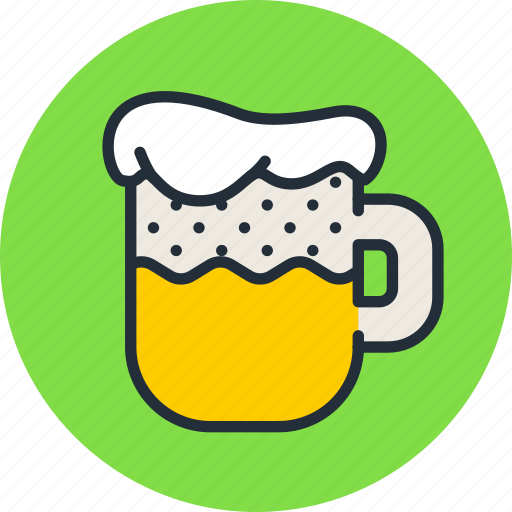 Alcohol, beer, drink, foam, kvass, mug icon - Download on Iconfinder