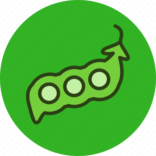 Food, peas, pod, vegetable icon - Download on Iconfinder