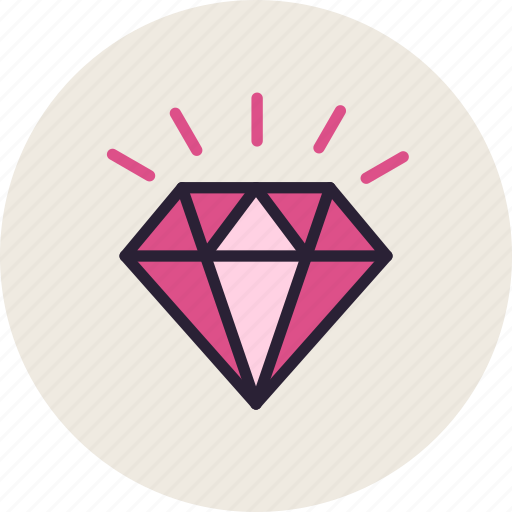 Adamant, brilliant, diamond, jewelery, mineral, present, stone icon - Download on Iconfinder