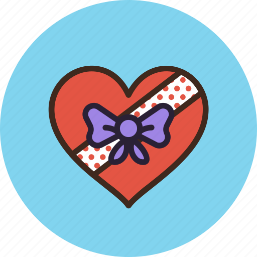 Box, chocolate, gift, heart, present icon - Download on Iconfinder