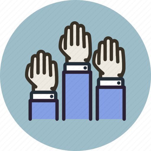 Hands, palm, vote icon - Download on Iconfinder