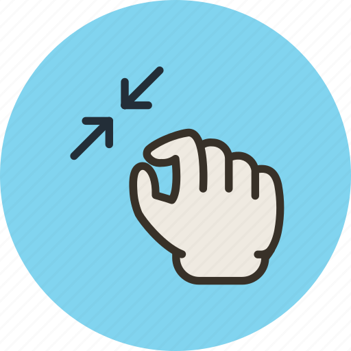 Gesture, hand, squeeze, zoom icon - Download on Iconfinder