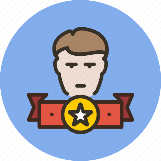 Leader, male, rating, top, user, winner icon - Download on Iconfinder