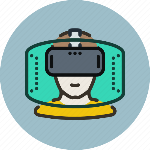 Games, helmet, man, player, reality, virtual, vr icon - Download on Iconfinder