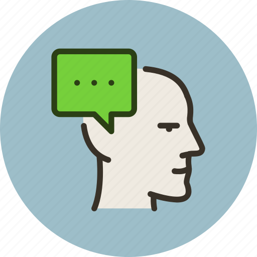 Face, head, idea, mental, message, mind, thought icon - Download on Iconfinder