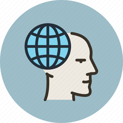 Face, global, head, mental, mind, thinking icon - Download on Iconfinder