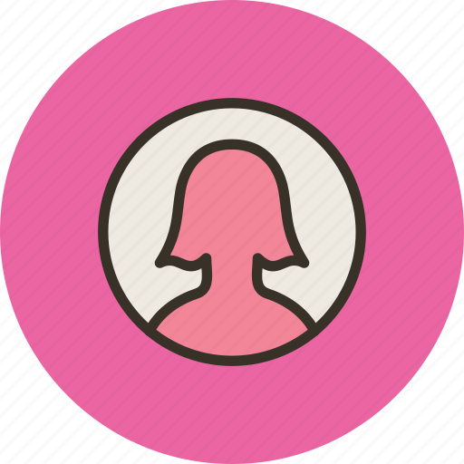 Avatar, girl, profile, round, user, woman icon - Download on Iconfinder