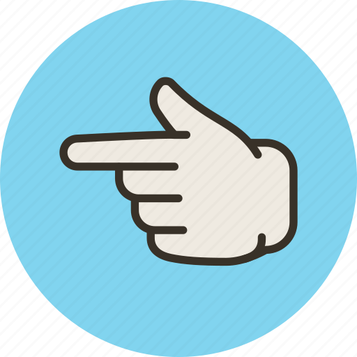 Finger, forefinger, hand, left, touch icon - Download on Iconfinder