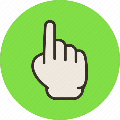 Click, finger, hand, point, pointing, touch icon - Download on Iconfinder