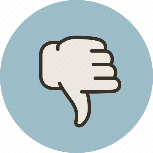 Disagree, dislike, no, vote, hand icon - Download on Iconfinder