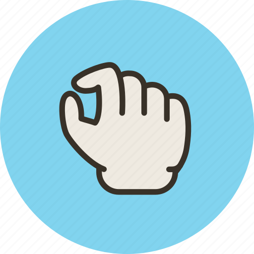 Out, pinch, zoom, gesture, hand icon - Download on Iconfinder