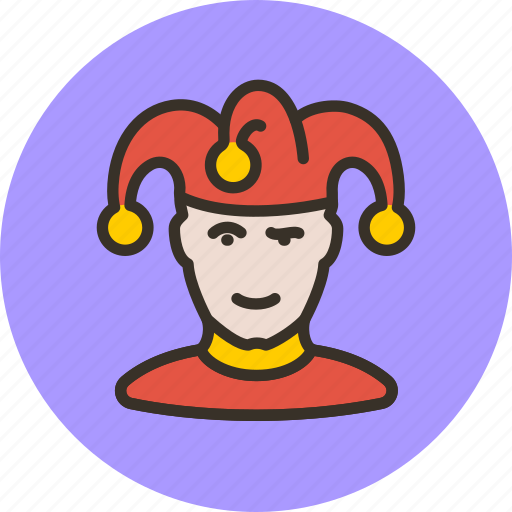 Avatar, clown, human, jester, joker, man, user icon - Download on Iconfinder
