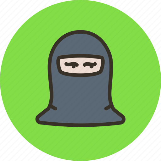 Avatar, human, muslim, paranja, woman icon - Download on Iconfinder