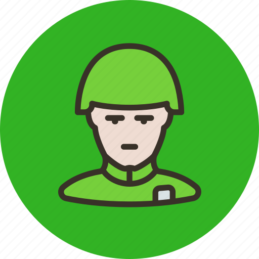 Avatar, helmet, human, retro, soldier icon - Download on Iconfinder