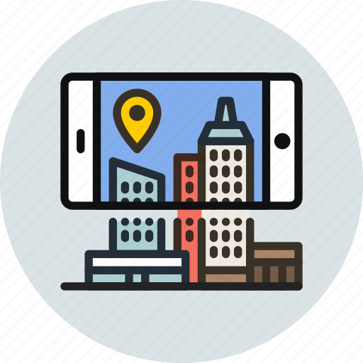 City, ar, augmented reality, smartphone icon - Download on Iconfinder