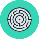 labyrinth, map, maze, puzzle