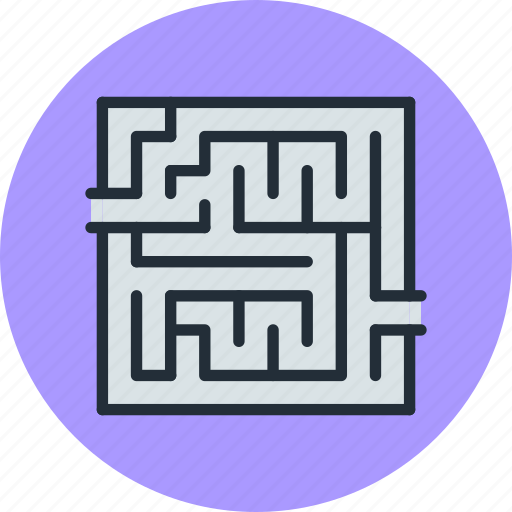 Labyrinth, map, maze, puzzle icon - Download on Iconfinder
