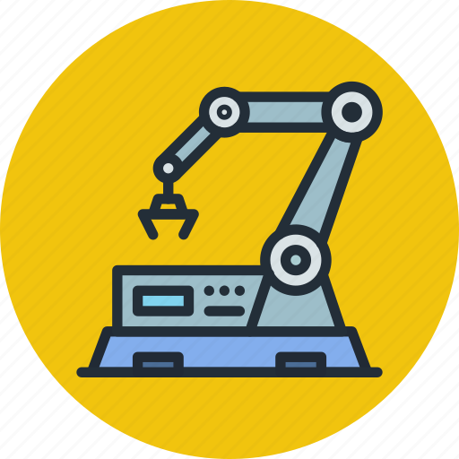 Factory, line, mechanics, production, robot icon - Download on Iconfinder