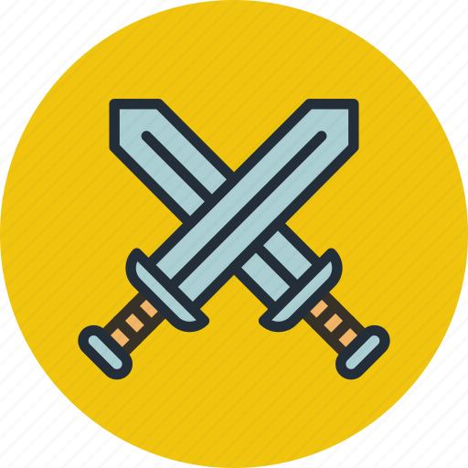 Attack, battle, military, swords icon - Download on Iconfinder