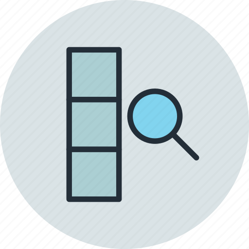 Column, data, database, find, search icon - Download on Iconfinder