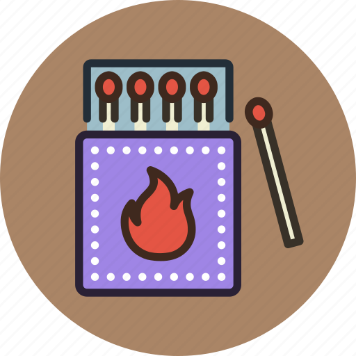 Fire, matches, outdoor, wild icon - Download on Iconfinder
