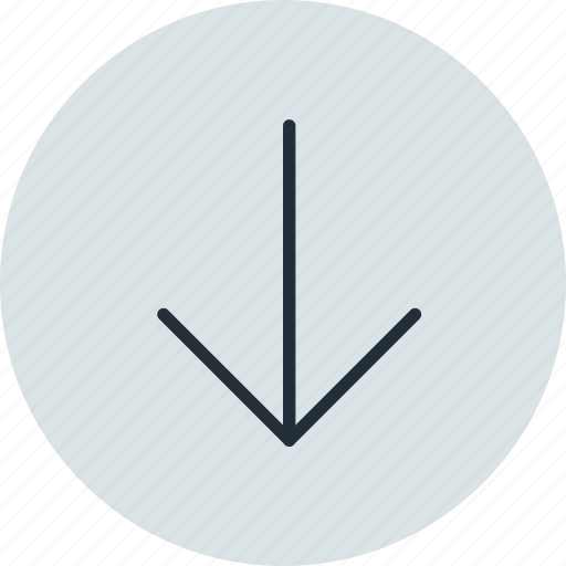 Arrow, bottom, down, fall icon - Download on Iconfinder