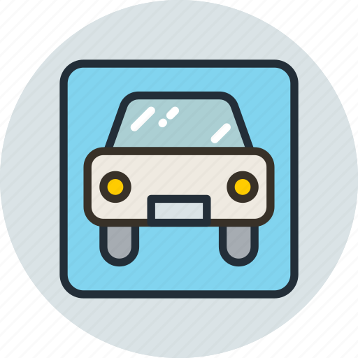 Car, park, parking, sign, square icon - Download on Iconfinder