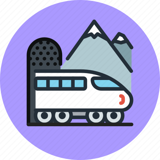 Train, transport, tunnel icon - Download on Iconfinder