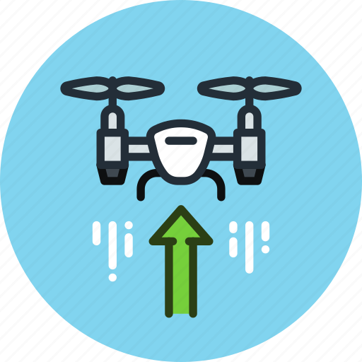 Airdrone, copter, drone, flying, quadcopter, raise, up icon - Download on Iconfinder