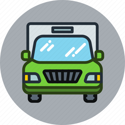 Auto, cargo, front, transport, truck, vehicle icon - Download on Iconfinder