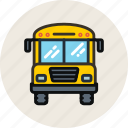 bus, school, transport