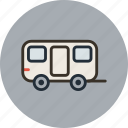car, caravan, trailer, transport, travel, wagon