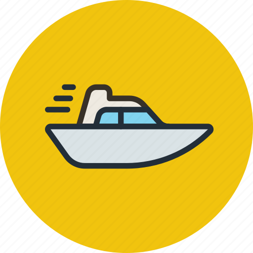Boat, yacht, cruise, sail, speedboat icon - Download on Iconfinder
