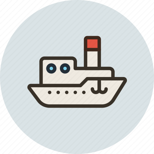 Ship, steamboat, steamship, vessel icon - Download on Iconfinder
