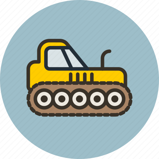 Agrimotor, caterpillar, construction, industrial, tractor icon - Download on Iconfinder