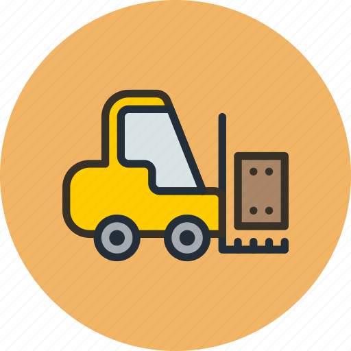 Forklift, industrial, warehouse icon - Download on Iconfinder
