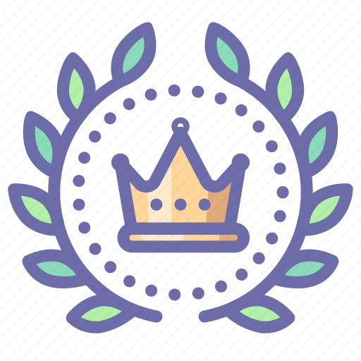 Achievement, award, crown, wreath icon - Download on Iconfinder
