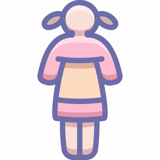 Baby, doll, girl, toy icon - Download on Iconfinder