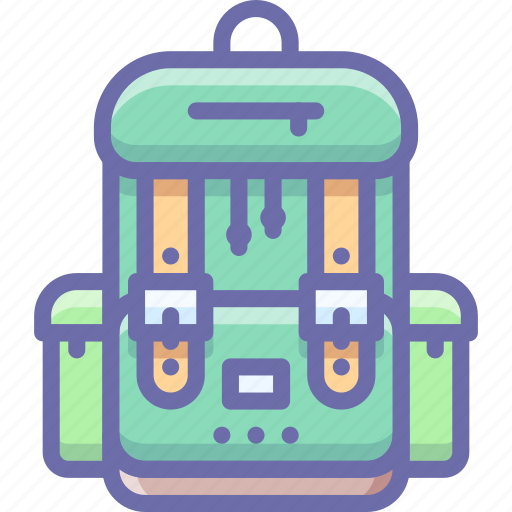 Backpack, bag, camping, school icon - Download on Iconfinder