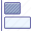 align, horizontal, left 