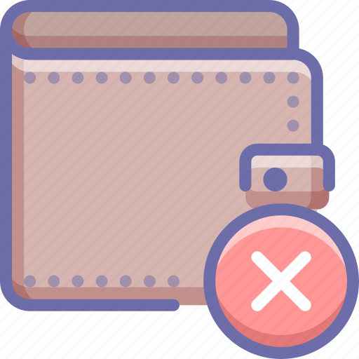 Delete, money, wallet icon - Download on Iconfinder