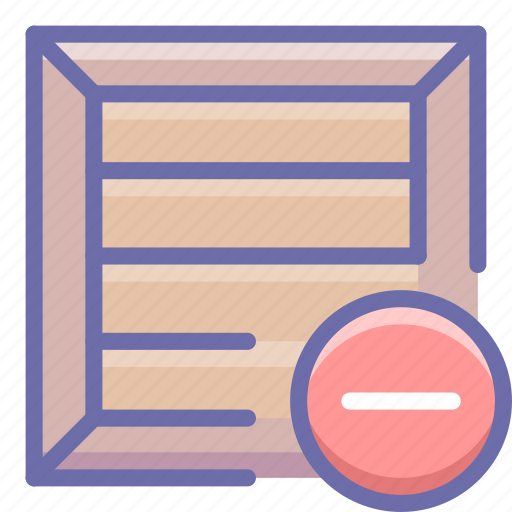 Box, delete, product icon - Download on Iconfinder