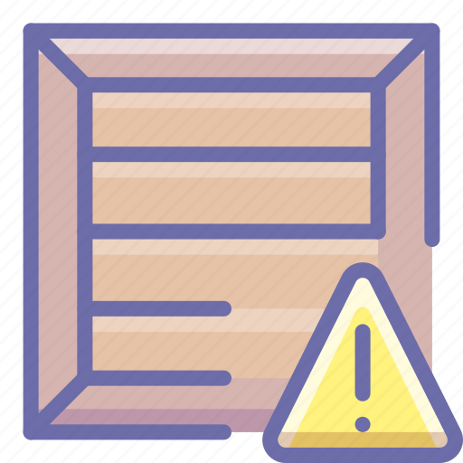 Box, product, warning icon - Download on Iconfinder